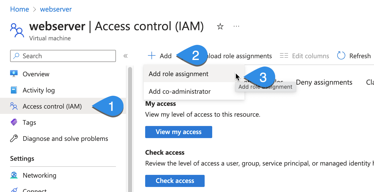 Azure Access Control - Add Role Assignment
